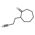 Cycloheptanepropanenitrile, 2-oxo-