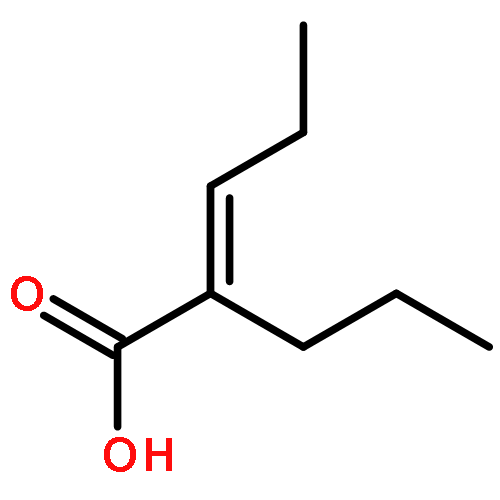 2-Pentenoic acid,2-propyl-, (2E)-