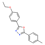 2-(4-ETHOXYPHENYL)-5-(4-METHYLPHENYL)-1,3,4-OXADIAZOLE 