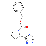 1-Pyrrolidinecarboxylic acid, 2-(1H-tetrazol-5-yl)-, phenylmethyl ester,(2S)-