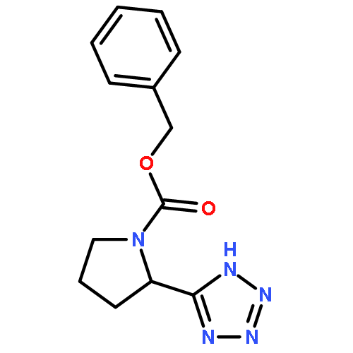 1-Pyrrolidinecarboxylic acid, 2-(1H-tetrazol-5-yl)-, phenylmethyl ester,(2S)-