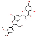 (2r,3r)-3,5,7-trihydroxy-2-[(2r,3s)-7-hydroxy-2-(4-hydroxy-3-methoxyphenyl)-3-(hydroxymethyl)-2,3-dihydro-1-benzofuran-5-yl]-2,3-dihydrochromen-4-one