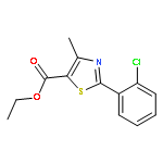 ETHYL 2-(2-CHLOROPHENYL)-4-METHYL-1,3-THIAZOLE-5-CARBOXYLATE 