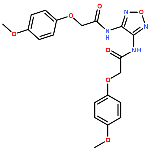 Acetamide, N,N'-1,2,5-oxadiazole-3,4-diylbis[2-(4-methoxyphenoxy)-