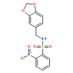 N-(1,3-benzodioxol-5-ylmethyl)-2-nitrobenzenesulfonamide