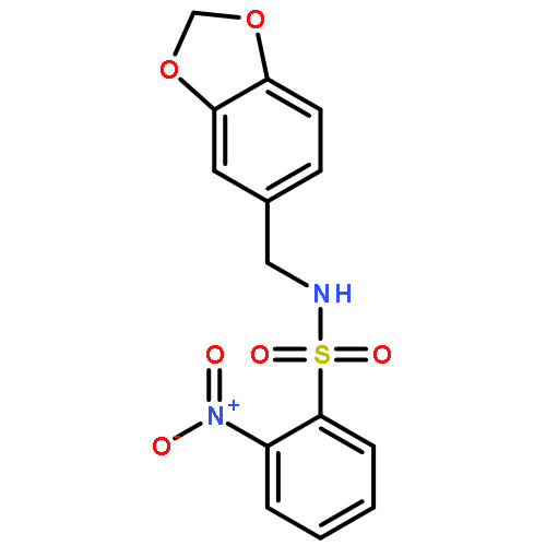 N-(1,3-benzodioxol-5-ylmethyl)-2-nitrobenzenesulfonamide