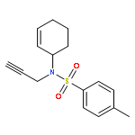 Benzenesulfonamide, N-2-cyclohexen-1-yl-4-methyl-N-2-propynyl-