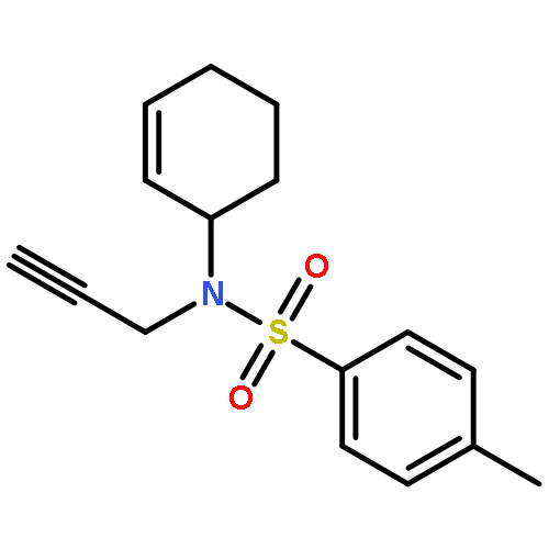 Benzenesulfonamide, N-2-cyclohexen-1-yl-4-methyl-N-2-propynyl-