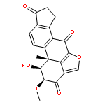 18-Norandrosta-5,8,11,13-tetraeno[6,5,4-bc]furan-3,7,17-trione,1-hydroxy-2-methoxy-, (1b,2b)-