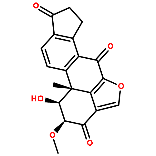 18-Norandrosta-5,8,11,13-tetraeno[6,5,4-bc]furan-3,7,17-trione,1-hydroxy-2-methoxy-, (1b,2b)-