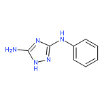 1H-1,2,4-Triazole-3,5-diamine,N5-phenyl-