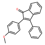 2-(4-METHOXYPHENYL)-3-PHENYLINDEN-1-ONE 