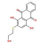 1,4-DIHYDROXY-2-(2-HYDROXYETHYLSULFANYL)ANTHRACENE-9,10-DIONE 