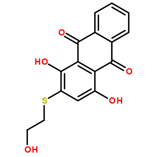 1,4-DIHYDROXY-2-(2-HYDROXYETHYLSULFANYL)ANTHRACENE-9,10-DIONE 