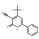 2-Oxo-6-phenyl-4-(trifluoromethyl)-1,2-dihydropyridine-3-carbonitrile