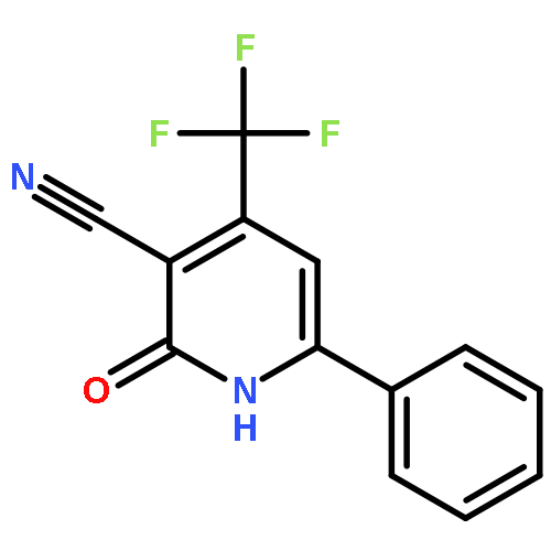 2-Oxo-6-phenyl-4-(trifluoromethyl)-1,2-dihydropyridine-3-carbonitrile