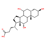 Cholan-24-oic acid,3,7,12-trihydroxy-, (3b,5b,7a,12a)-