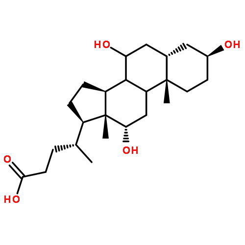 Cholan-24-oic acid,3,7,12-trihydroxy-, (3b,5b,7a,12a)-