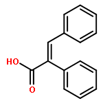 Benzeneacetic acid, a-(phenylmethylene)-