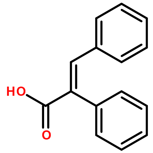 Benzeneacetic acid, a-(phenylmethylene)-