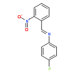 Benzenamine, 4-fluoro-N-[(2-nitrophenyl)methylene]-