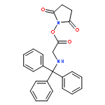 (2,5-DIOXOPYRROLIDIN-1-YL) 2-(TRITYLAMINO)ACETATE 