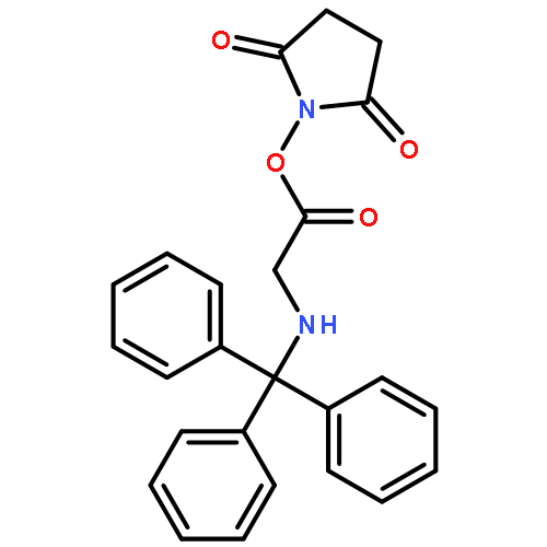 (2,5-DIOXOPYRROLIDIN-1-YL) 2-(TRITYLAMINO)ACETATE 