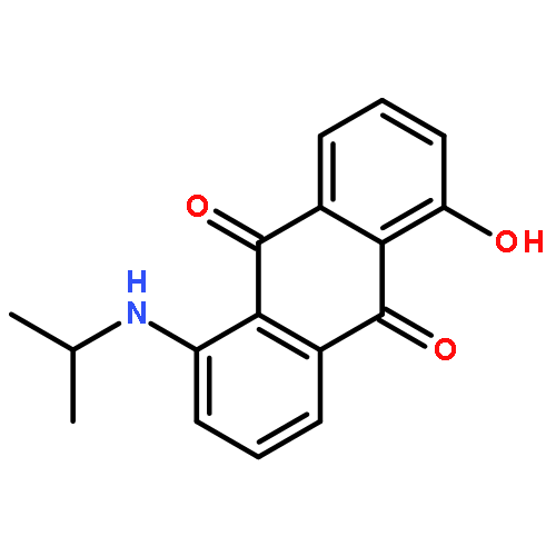 1-hydroxy-5-[(1-methylethyl)amino]anthracene-9,10-dione