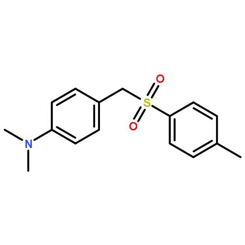 N,N-DIMETHYL-4-[(4-METHYLPHENYL)SULFONYLMETHYL]ANILINE 