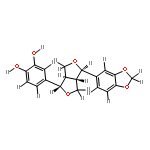 (7alpha,7'beta,8alpha,8'alpha)-3,4-dihydroxy-3',4'-methylenedioxy-7,9':7',9-diepoxylignane