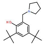 Phenol, 2,4-bis(1,1-dimethylethyl)-6-(1-pyrrolidinylmethyl)-