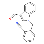 2-[(3-formylindol-1-yl)methyl]benzonitrile