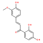 2-Propen-1-one,1-(2,4-dihydroxyphenyl)-3-(4-hydroxy-3-methoxyphenyl)-, (2E)-