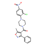 Methanone,[4-(2-chloro-4-nitrophenyl)-1-piperazinyl](5-methyl-3-phenyl-4-isoxazolyl)-