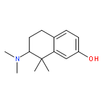 2-Naphthalenol, 7-(dimethylamino)-5,6,7,8-tetrahydro-8,8-dimethyl-