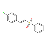 (E)-2-(4-chlorophenyl)ethenyl phenyl sulfone