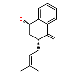 1(2H)-Naphthalenone,3,4-dihydro-4-hydroxy- 2-(3-methyl-2-butenyl)-,(2R,4S)- 