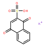 2-Naphthalenesulfonicacid, 1,4-dihydro-1,4-dioxo-, potassium salt (1:1)