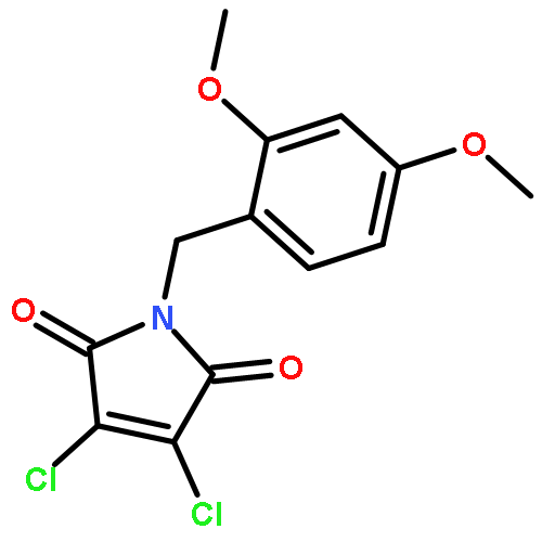 1H-Pyrrole-2,5-dione, 3,4-dichloro-1-[(2,4-dimethoxyphenyl)methyl]-