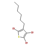 Thiophene, 2,3,5-tribromo-4-hexyl-