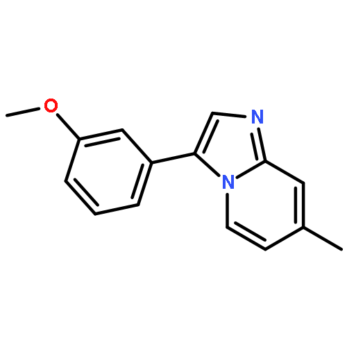 Imidazo[1,2-a]pyridine, 3-(3-methoxyphenyl)-7-methyl-