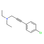 2-Propyn-1-amine, 3-(4-chlorophenyl)-N,N-diethyl-