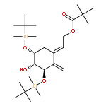 [3R-(1Z,3β,4α,5α)]-2-[3,5-bis[(1,1-dimethylethyl)dimethylsilyloxy]-4-hydroxy-2-methylenecyclohexylidene]ethyl trimethylacetate