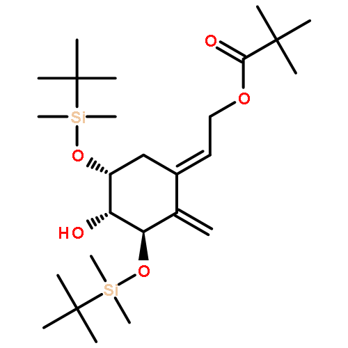 [3R-(1Z,3β,4α,5α)]-2-[3,5-bis[(1,1-dimethylethyl)dimethylsilyloxy]-4-hydroxy-2-methylenecyclohexylidene]ethyl trimethylacetate