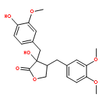 (3S,4R)-4-(3,4-dimethoxybenzyl)-3-hydroxy-3-(4-hydroxy-3-methoxybenzyl)dihydrofuran-2(3H)-one