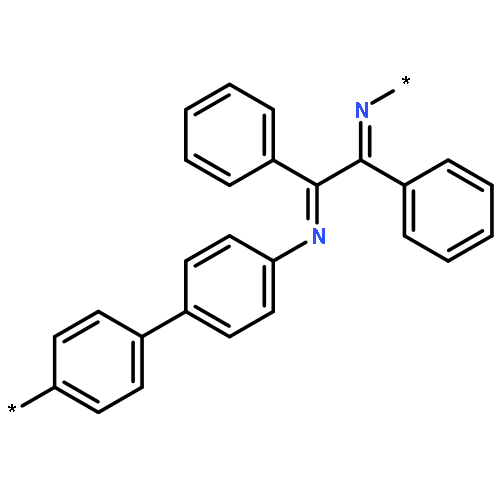 Poly[nitrilo(1,2-diphenyl-1,2-ethanediylidene)nitrilo[1,1'-biphenyl]-4,4'-diyl]