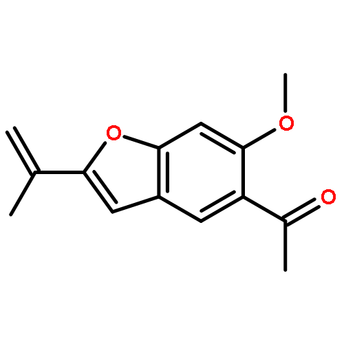 1-(6-METHOXY-2-PROP-1-EN-2-YL-1-BENZOFURAN-5-YL)ETHANONE 