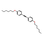 Benzene, 1,1'-(1,2-ethynediyl)bis[4-(hexyloxy)-