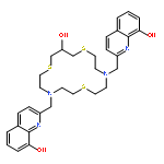 1,7,13-Trithia-4,10-diazacyclohexadecan-15-ol,4,10-bis[(8-hydroxy-2-quinolinyl)methyl]- (9CI)