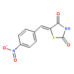 2,4-Thiazolidinedione,5-[(4-nitrophenyl)methylene]-